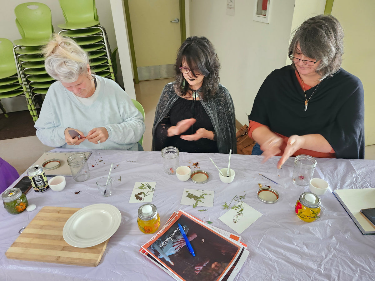 Seasonal apple preparation from a Samhain Herbal Circle